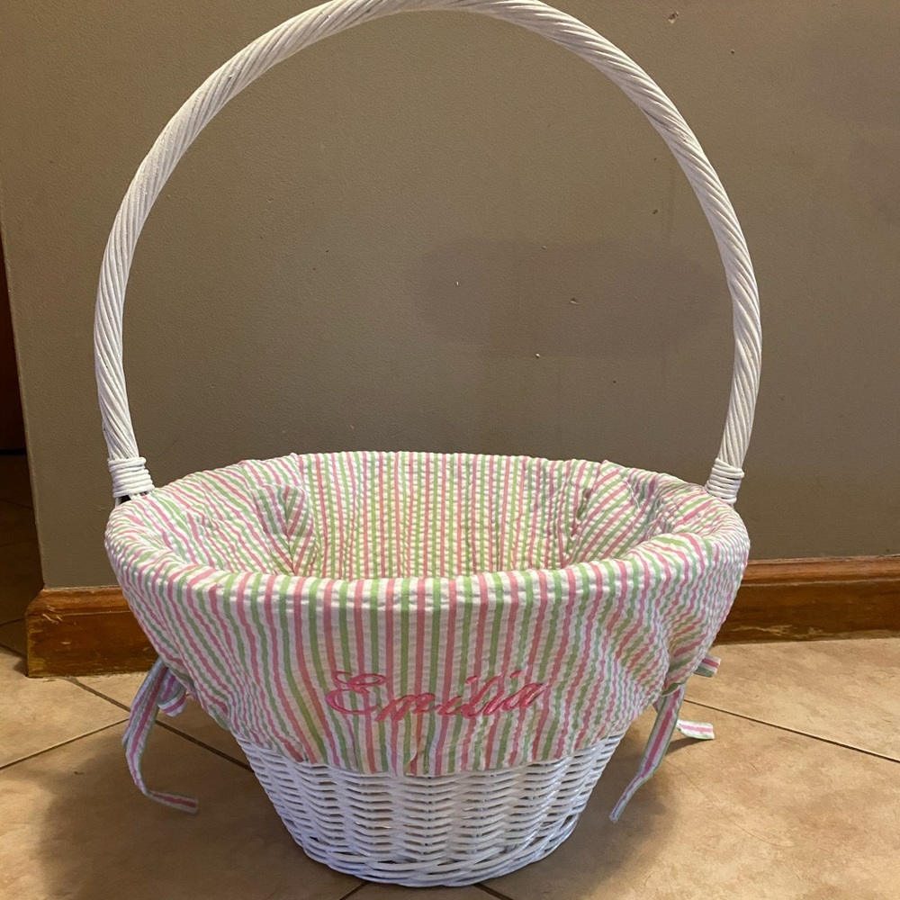 Pottery Barn Kids Easter Basket Liner “Emilia”